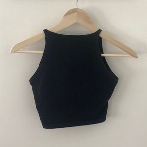 American Apparel Black crop top
